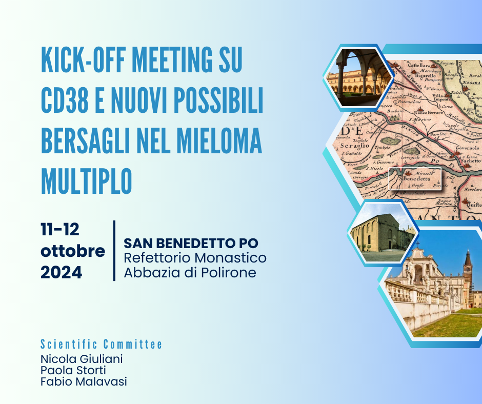 RES - Kick-off meeting su CD38 e nuovi possibili bersagli nel mieloma multiplo