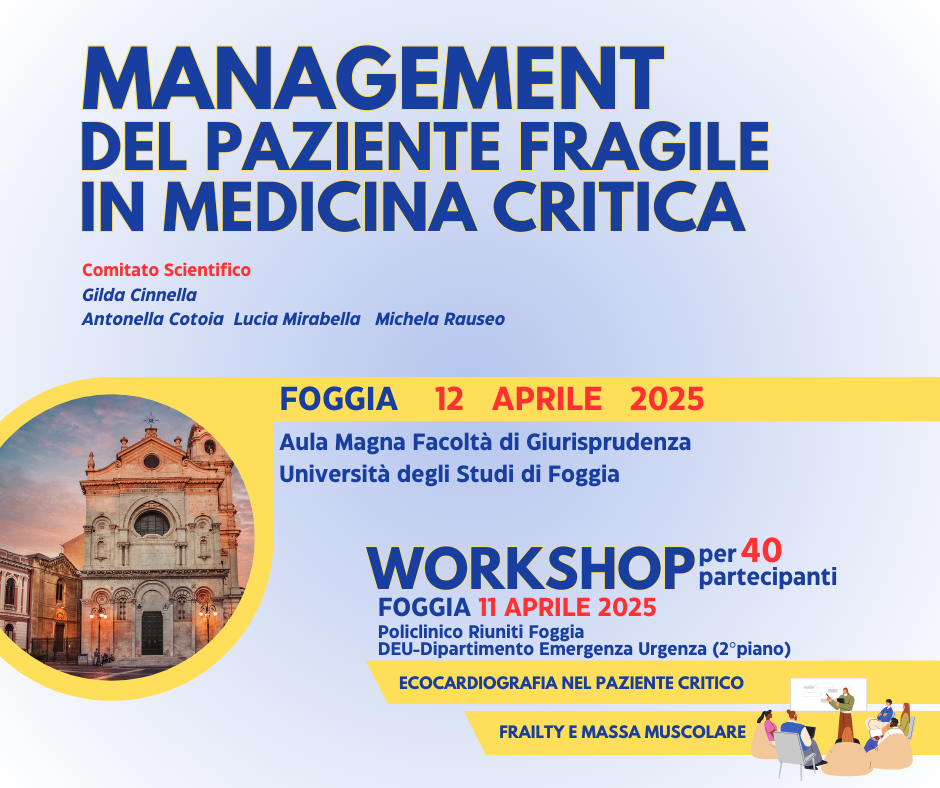 RES - Management del paziente fragile in medicina critica