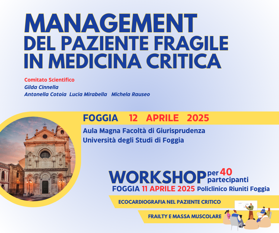 RES - Management del paziente fragile in medicina critica